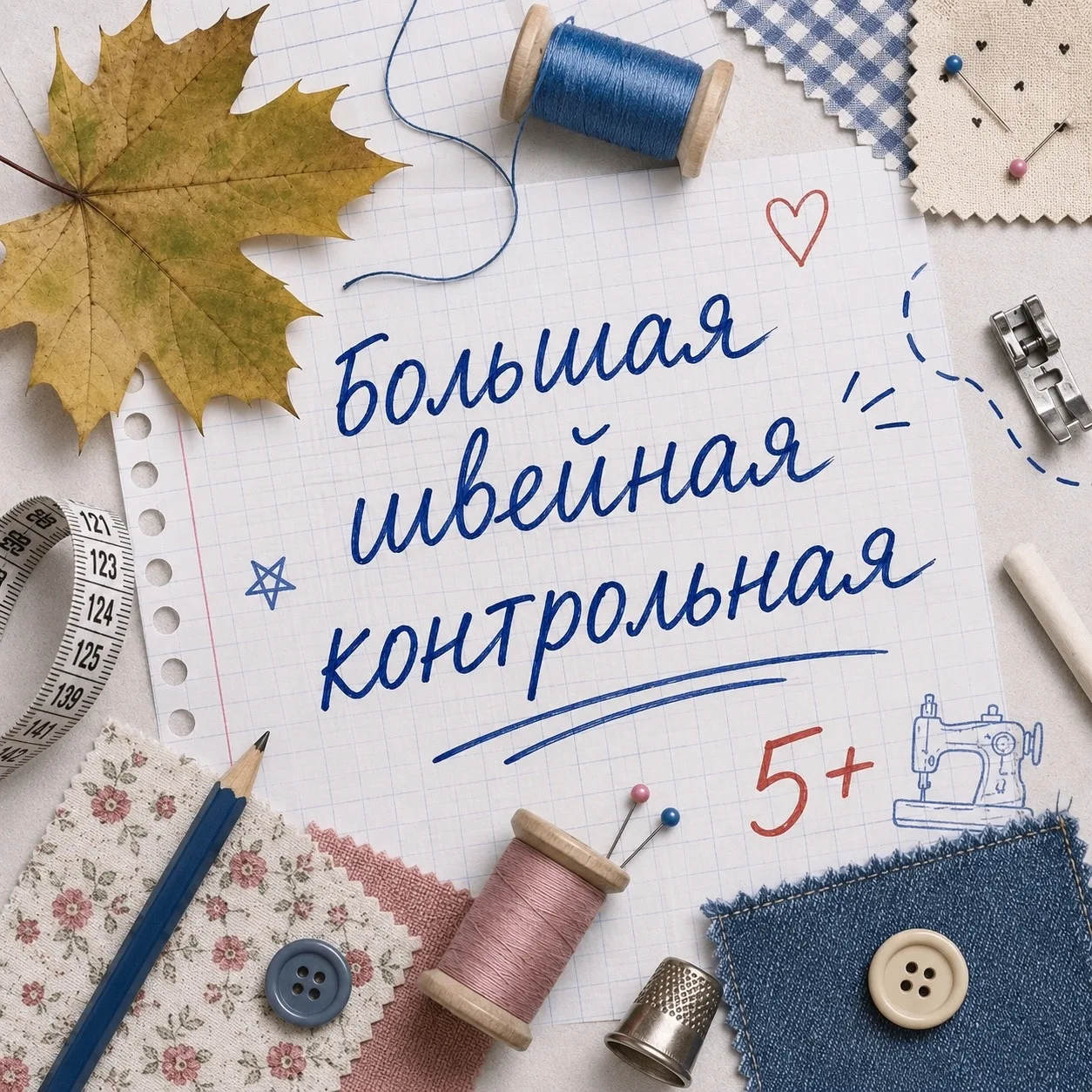 Достаём двойные листочки и готовимся...