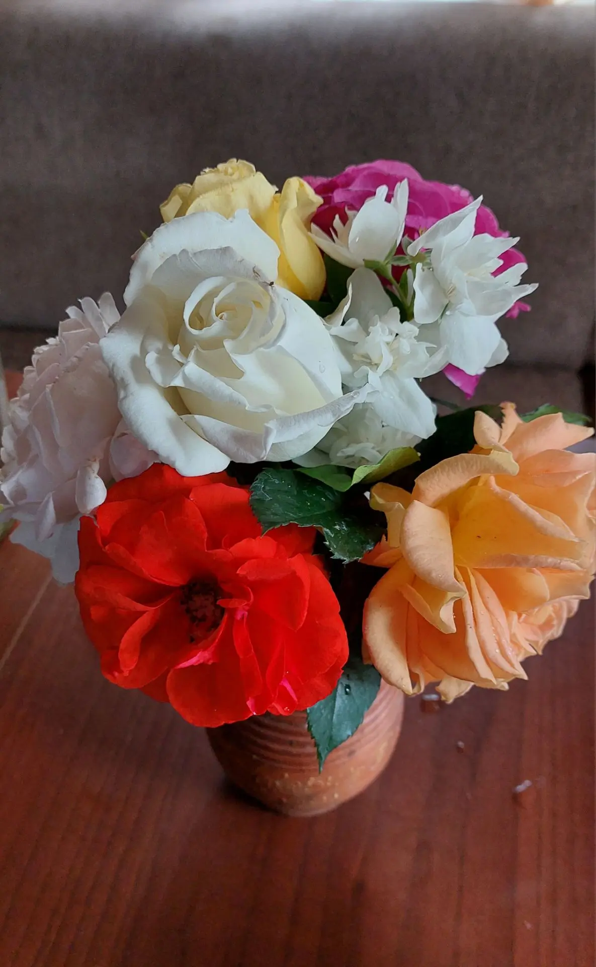 🌹Первый букетик роз 😍
