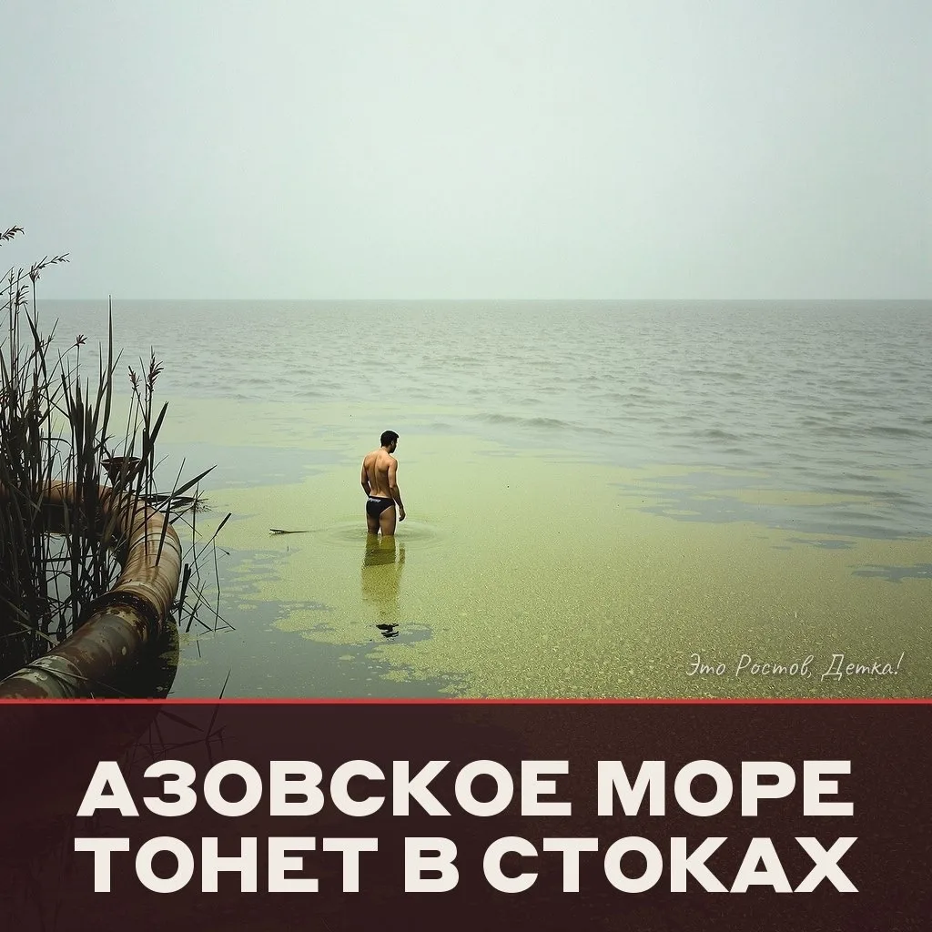 💩 Азовское море в Ростовской области утонуло в бактериях
