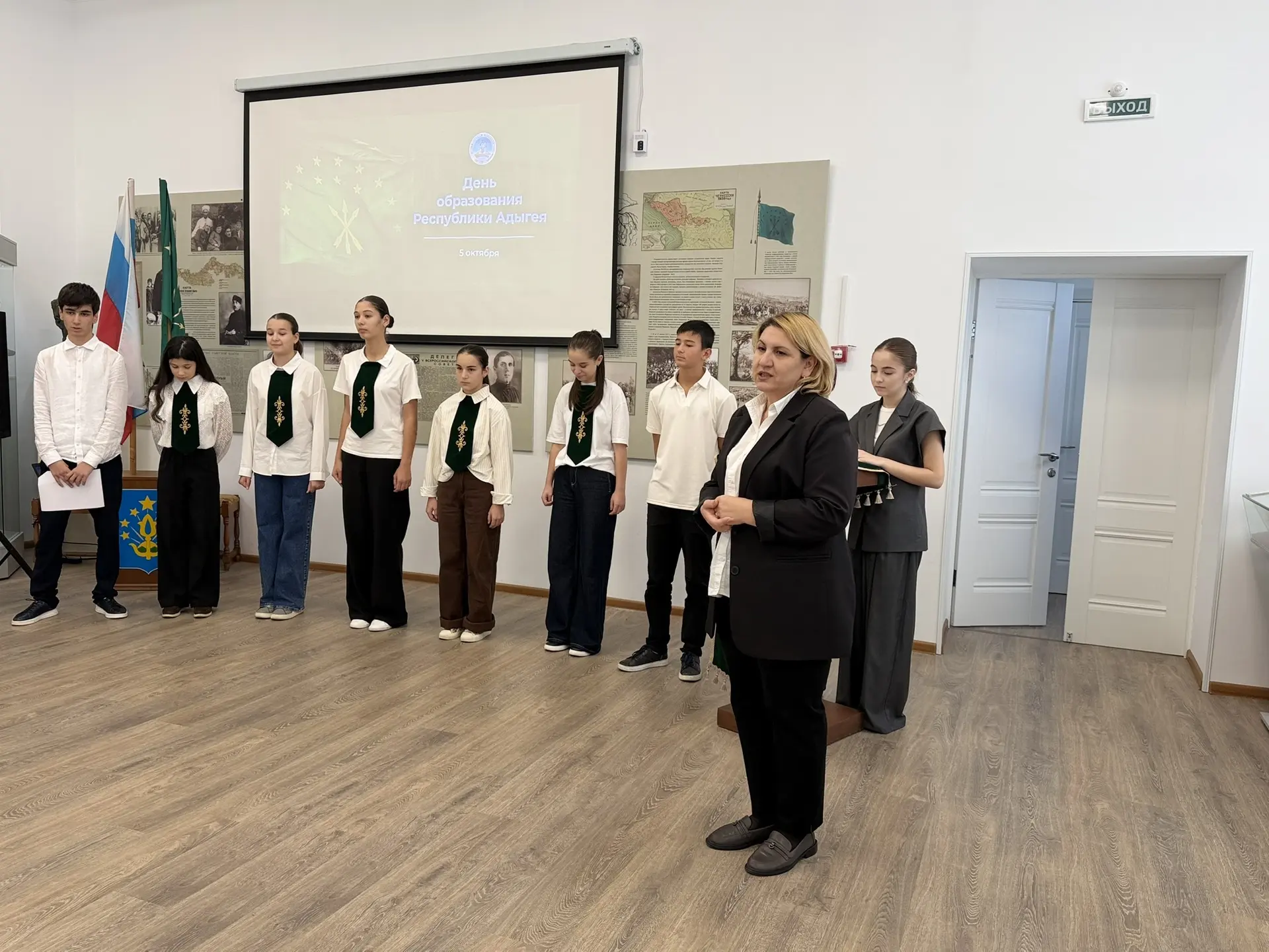 В честь Дня Республики Адыгея в музее «Дом 1 съезда Советов Адыгеи» прошёл тематический...
