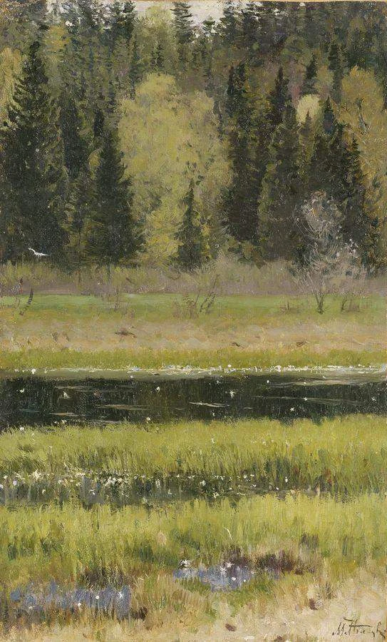 «Уральский пейзаж», 1900-е
Холст, масло. 34 x 21 см

— Нестеров Михаил Васильевич
(1862-1942)

📍Баш