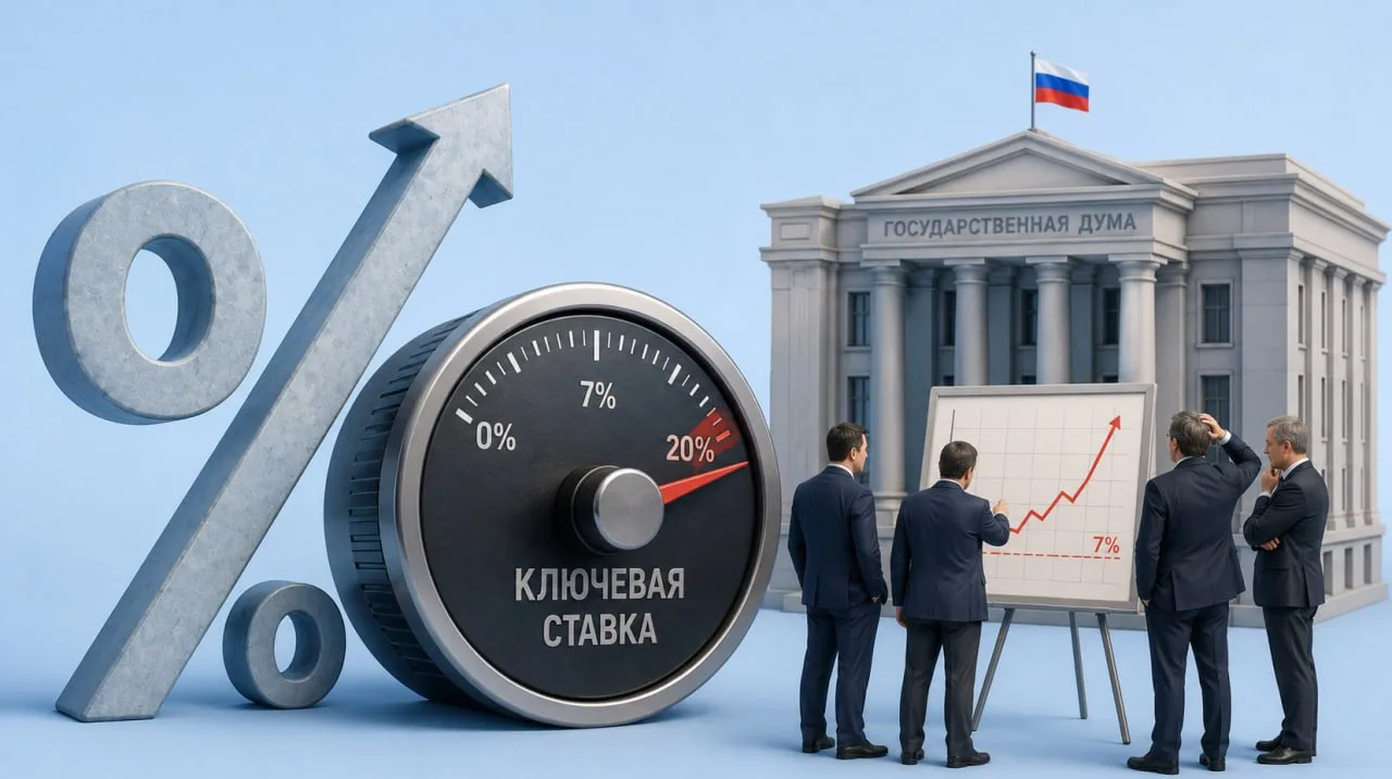 Ставка 18 - 20 %. Порог контроля — 7 %. Совпадение или реальность?

В Госдуме предложили согласовыва