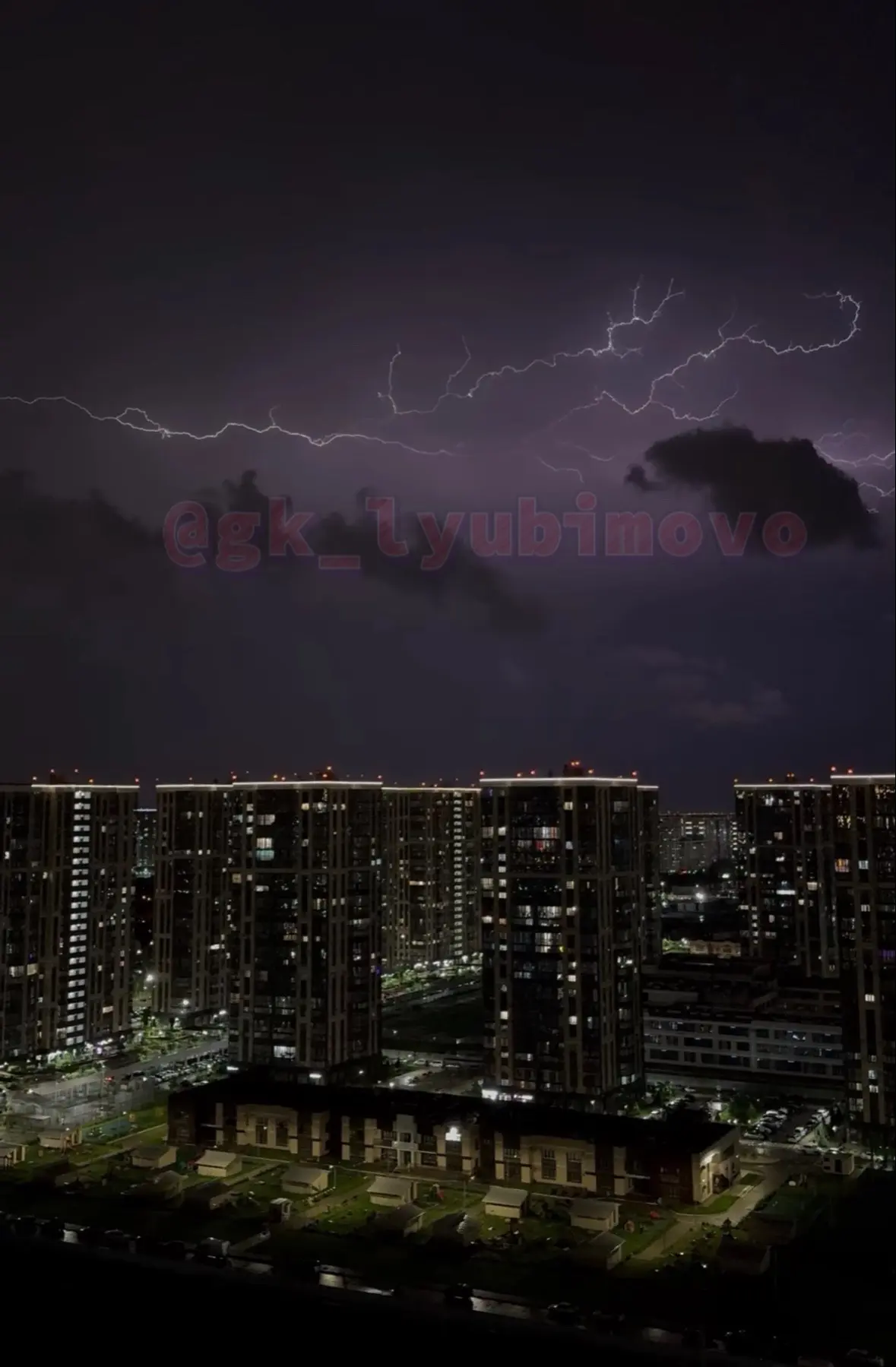 Ночное небо над Любимово