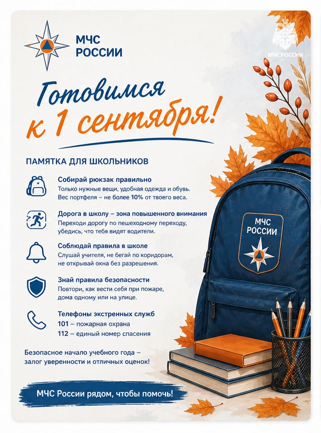 Готовимся к новому учебному году вместе с ребенком