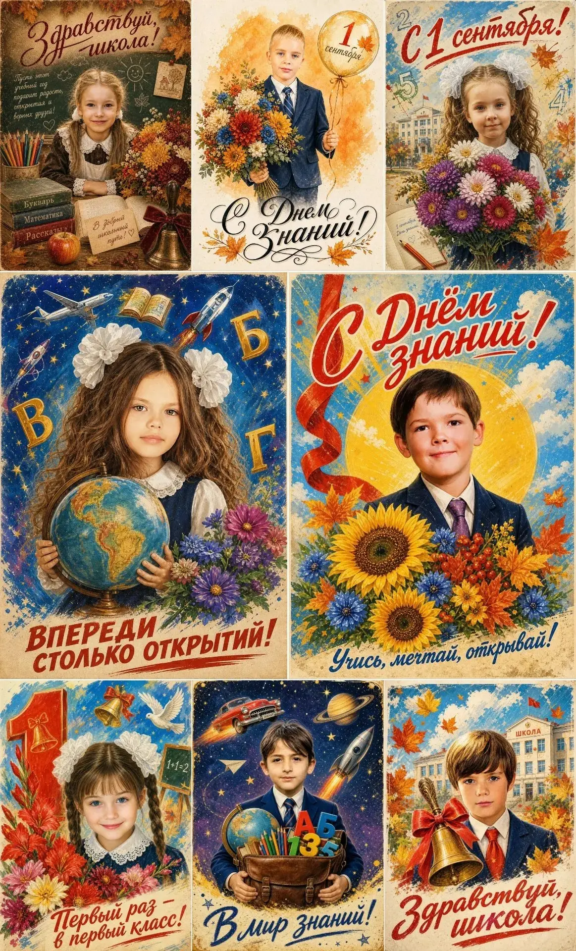 ✨Превращаем фото в СОВЕТСКИЕ открытки 🪄
