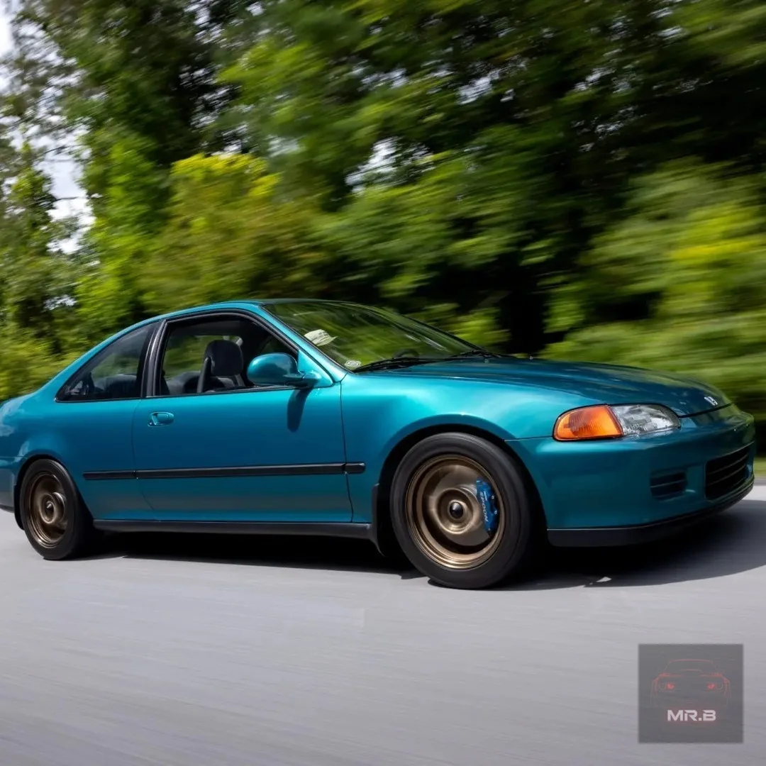 🧪 Honda Civic с пробегом 799 миль получила мотор B18C