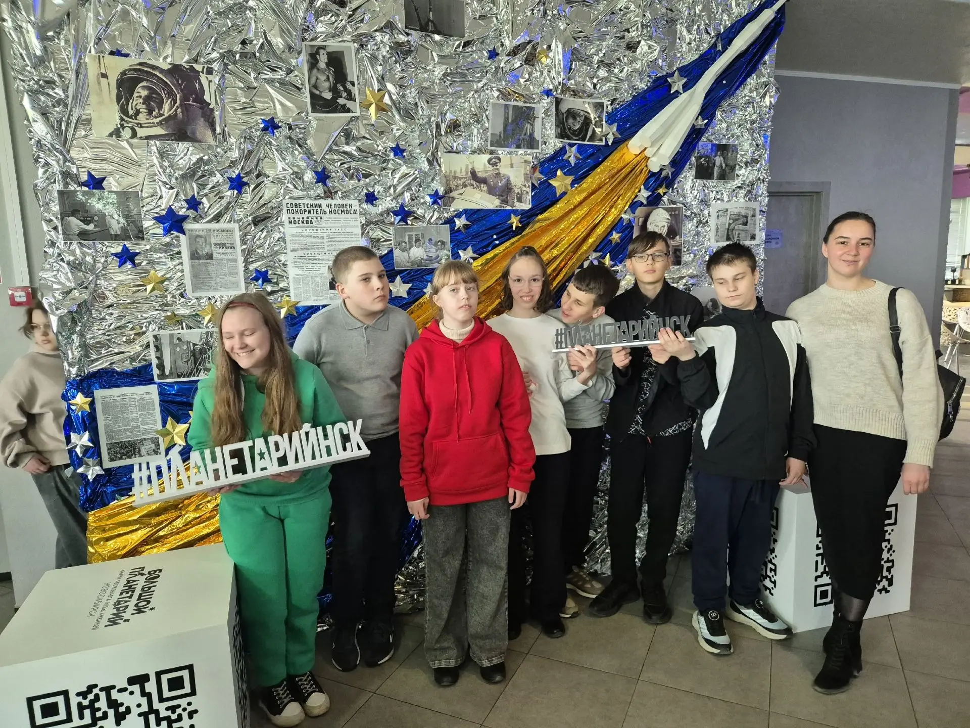 На прошлой неделе наши шестиклассники совершили невероятный прыжок во времени и пространстве, не пок