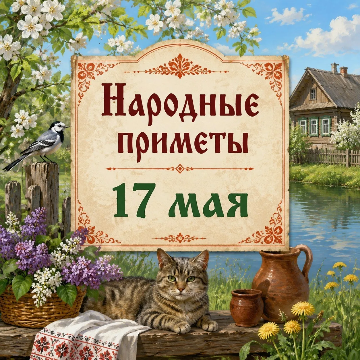 🌿 Народные приметы17 мая — Пелагея Заступница 🌿  День, когда особенно берегли дом, здоровье и просил