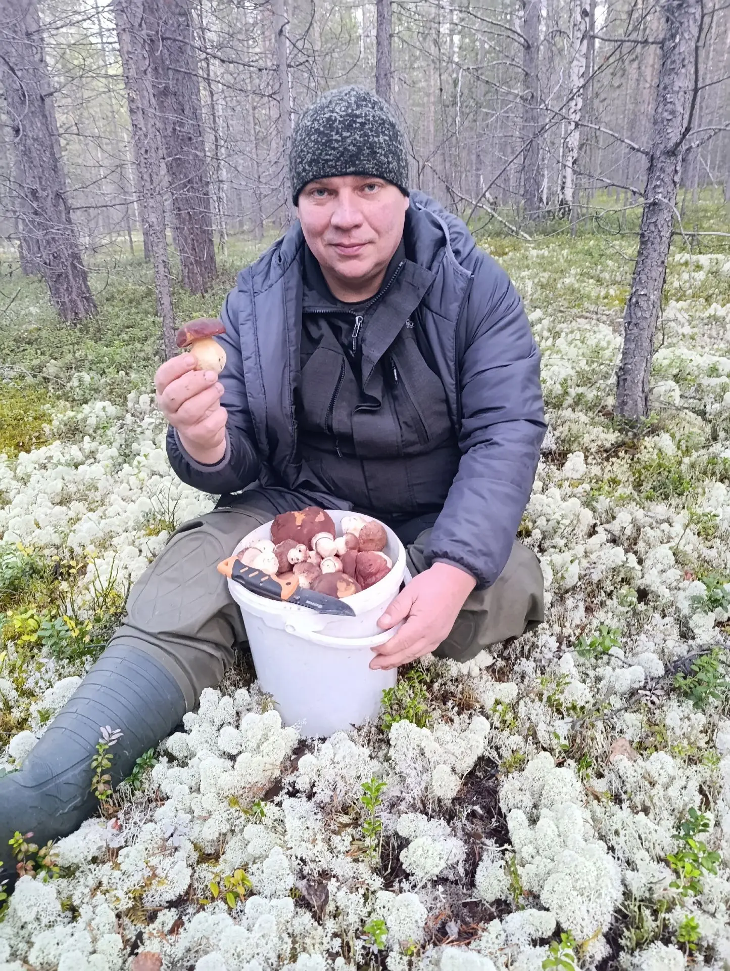 Закрытие сезона по охоте за белыми грибами.