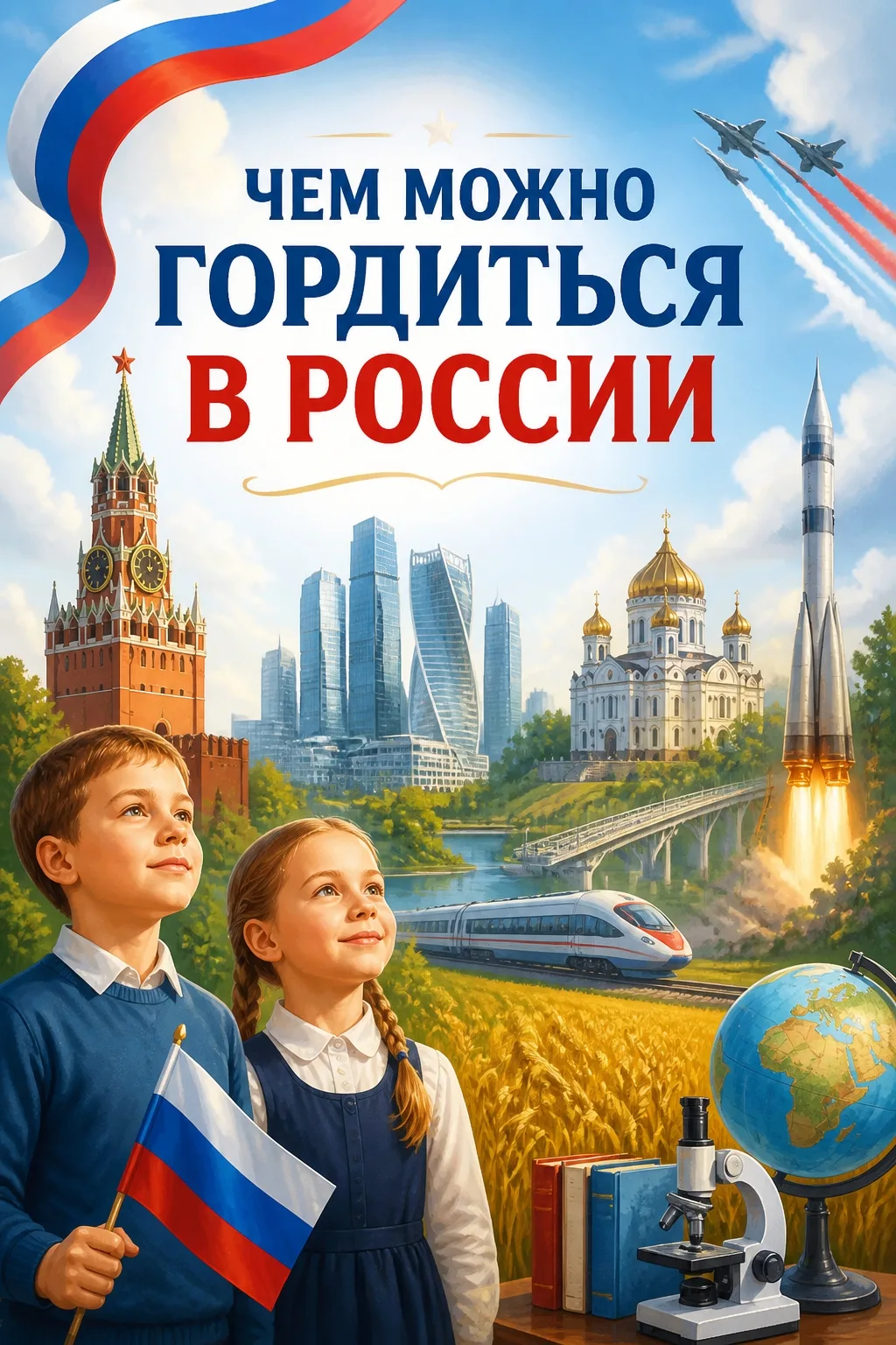 Коллеги, готовая подборка фактов о достижениях и богатствах России. Материал отлично по...
