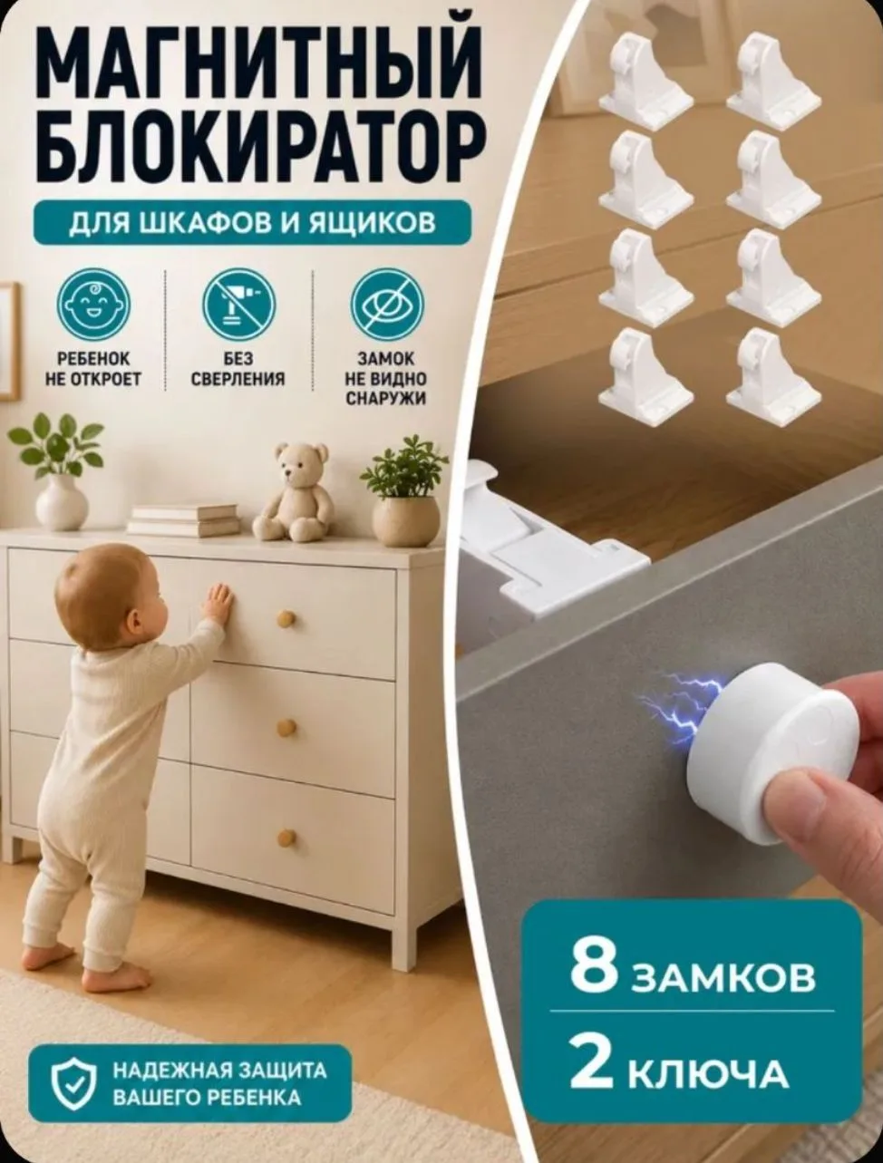 Магнитный блокиратор для дверей