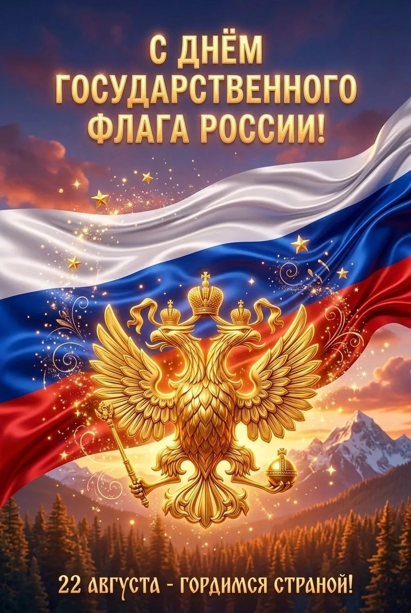 С  Днём Государственного флага Российской Федерации!🇷🇺