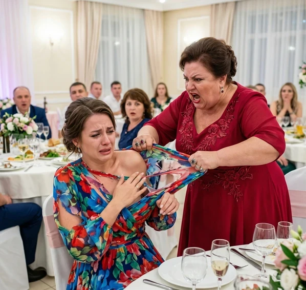 «Убирайся, девка безродная!» — кричала свекровь, разрывая платье на невестке. 
Треск дешевого шифона