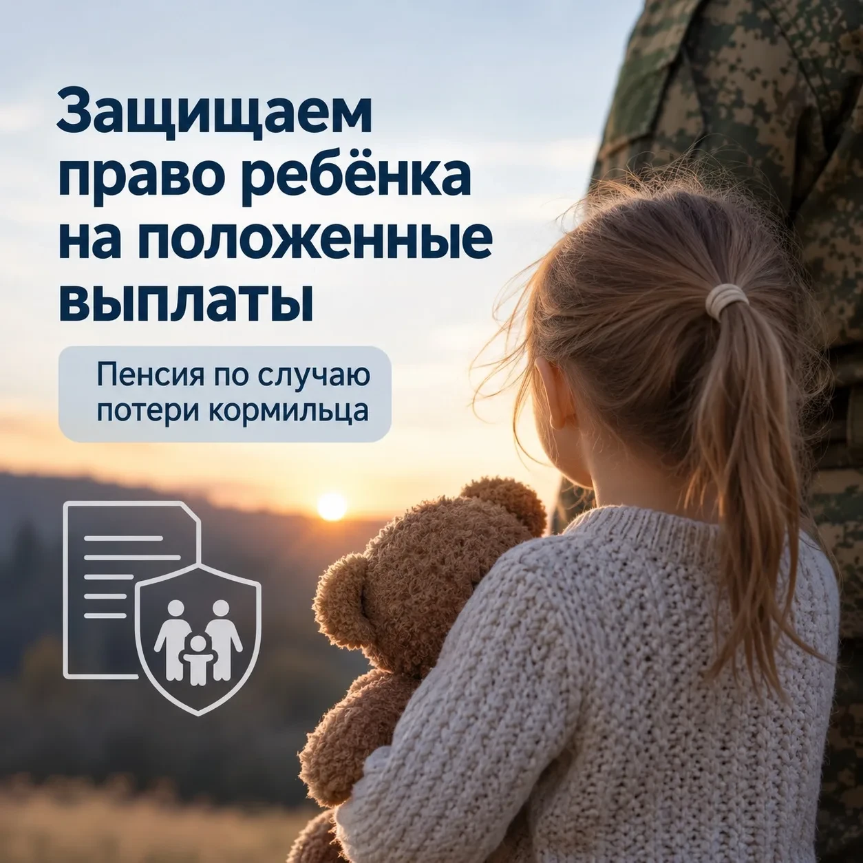 👶 Ребёнку погибшего военнослужащего назначили пенсию с перерасчётом