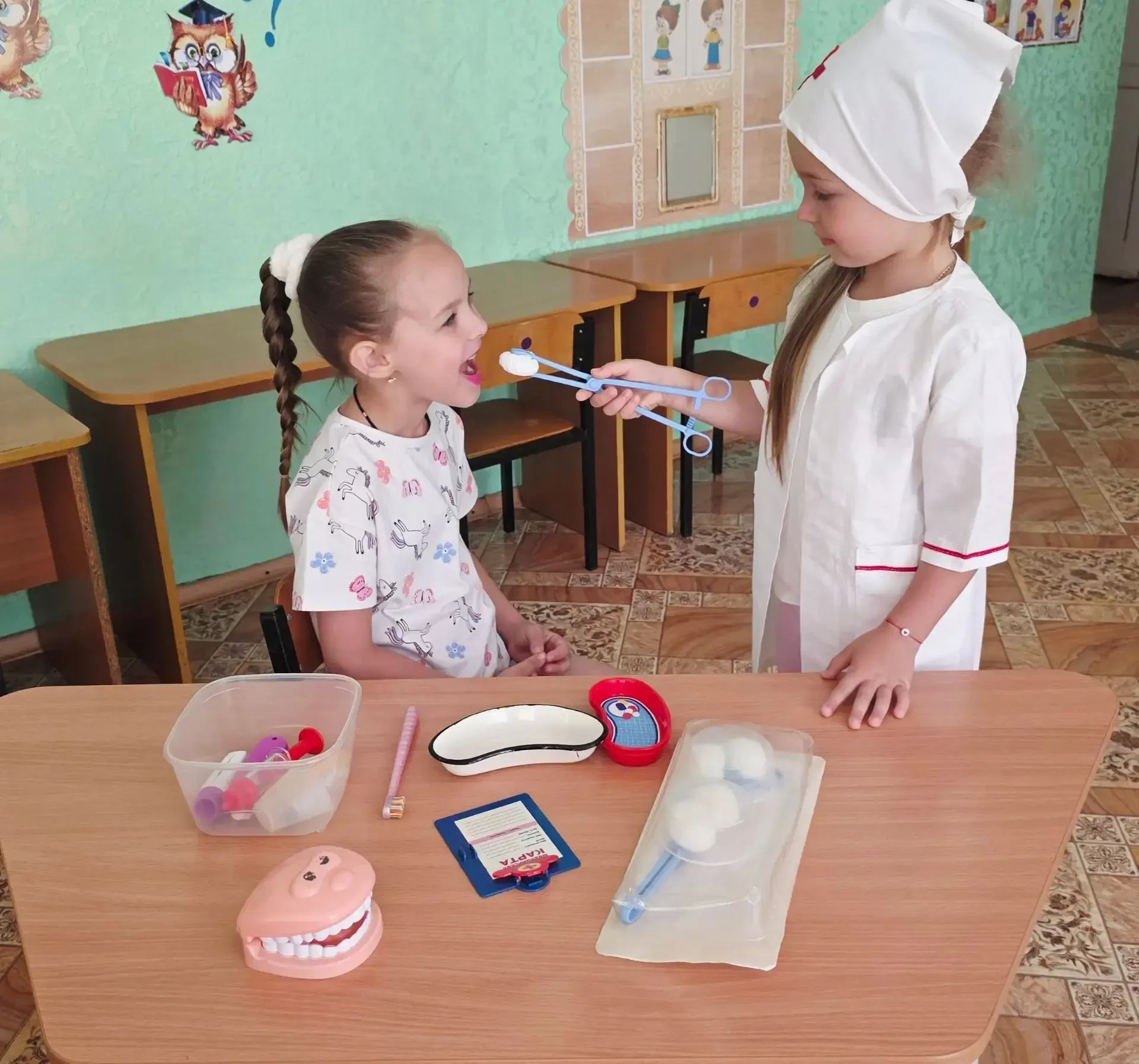 Сегодня в группах "Речецветик" и "Гномики" @73neposedy прошел тематический день, посвященный зубной 
