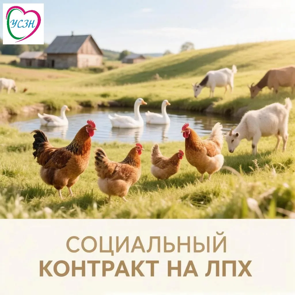 Государственная социальная помощь на основании социального контракта на ведение личного подсобного х