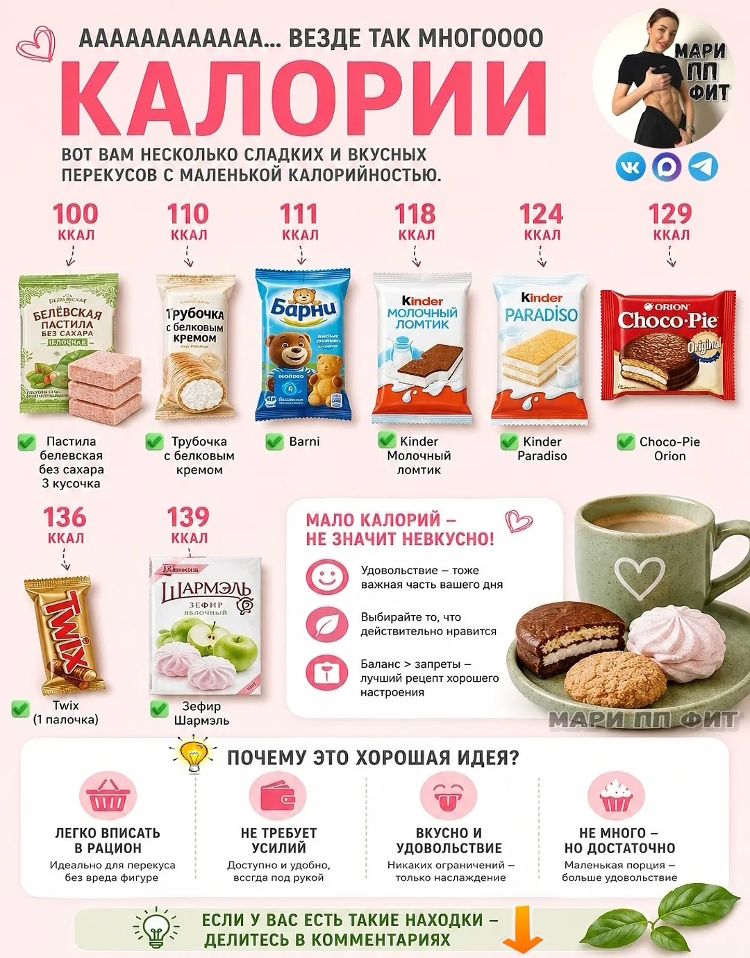 🍕 ТЫ СОРВАЛАСЬ НА ПИЦЦУ И ЧУВСТВУЕШЬ ВИНУ ⁉️
ПЕРЕСТАНЬ!❌
ПОЧЕМУ «ЗАПРЕТНЫЕ» ВКУСНЯШКИ — ЭТО ЧАСТЬ П
