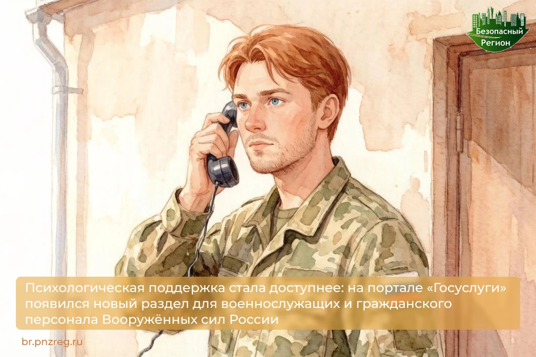 Психологическая поддержка стала доступнее: на портале «Госуслуги» появился новый раздел...