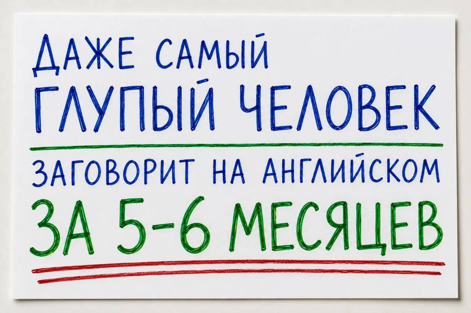 ⚡️ ИЩУ ЛЮДЕЙ НА ЭКСПЕРИМЕНТ‼️

Цель - доказать, что освоить английский язык сможет каждый. 

Неважно
