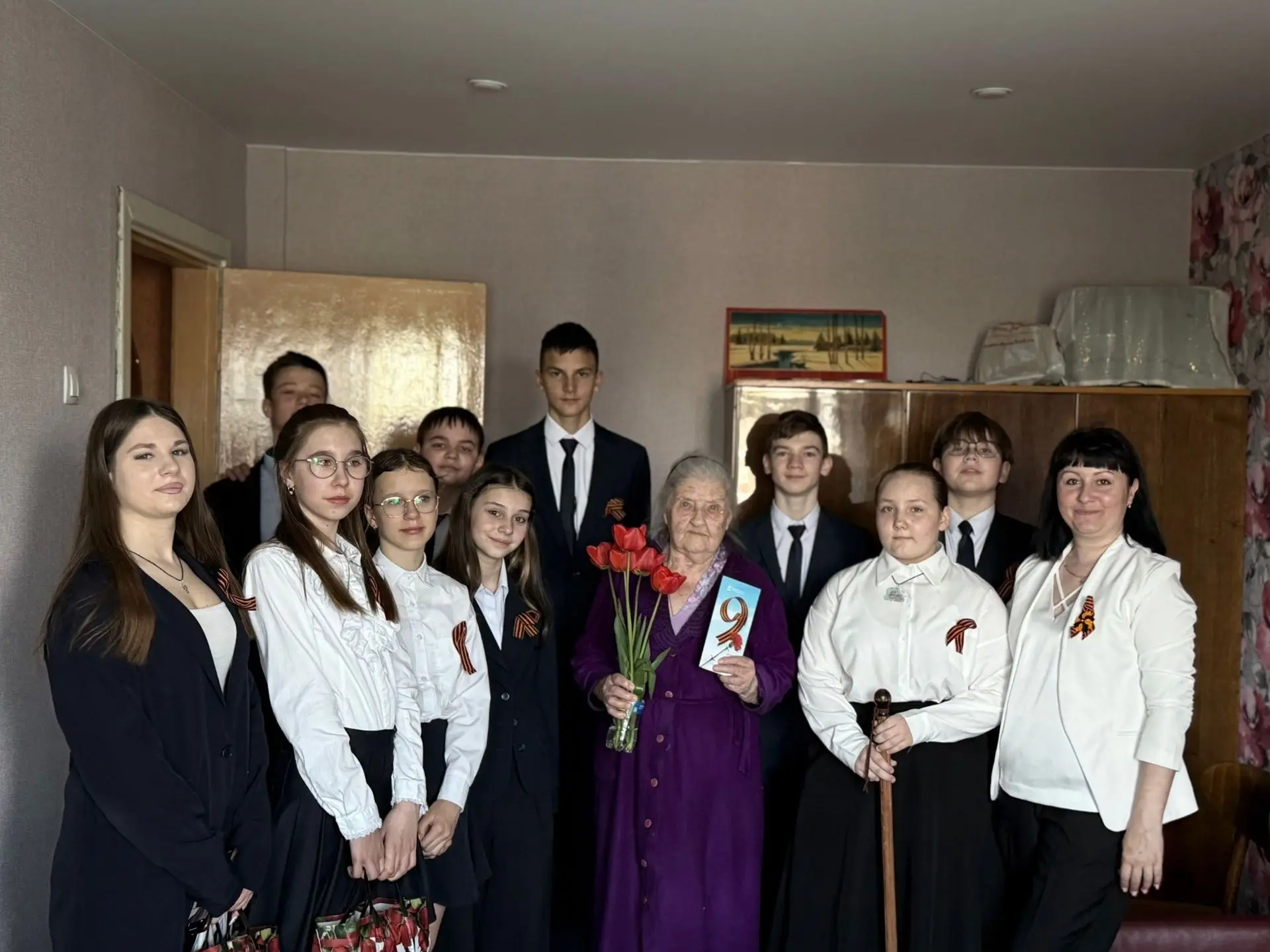 Все школы Липецка присоединились к проекту "С заботой о наших ветеранах" ❤️   Проект позволяет лично