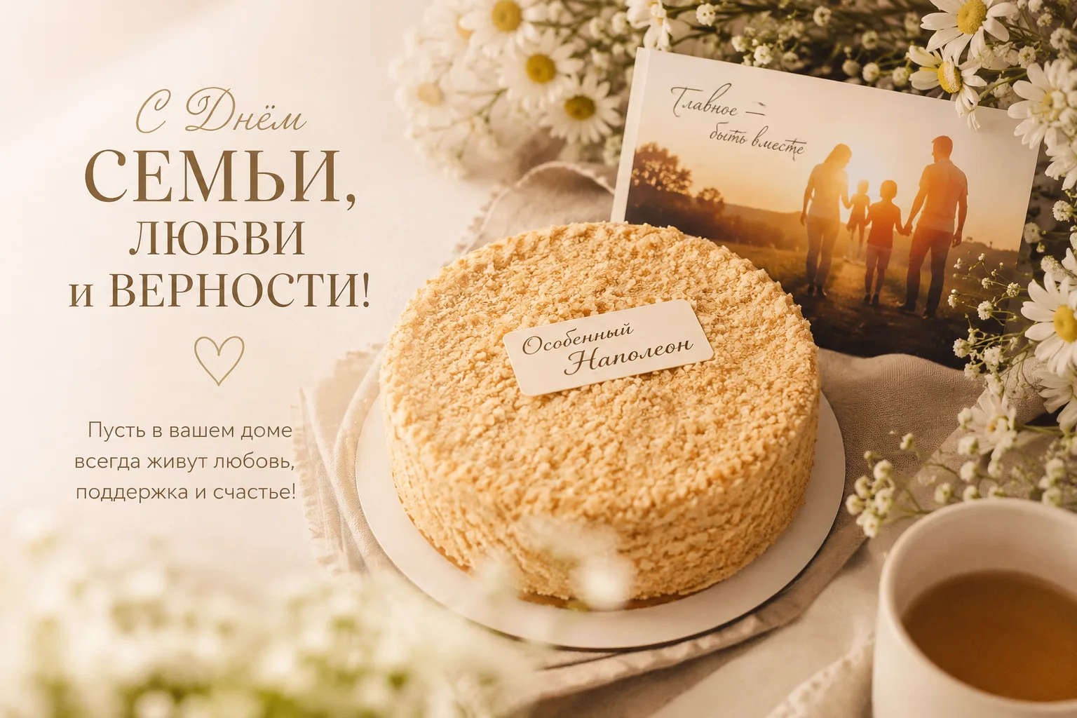 С Днём семьи, любви и верности 🤍