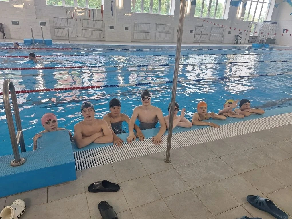 Спортсмены  МБУДО  СШ Олимп  под руководством тренера-преподавателя  Меняйлова  Р. Г.  посетили басс