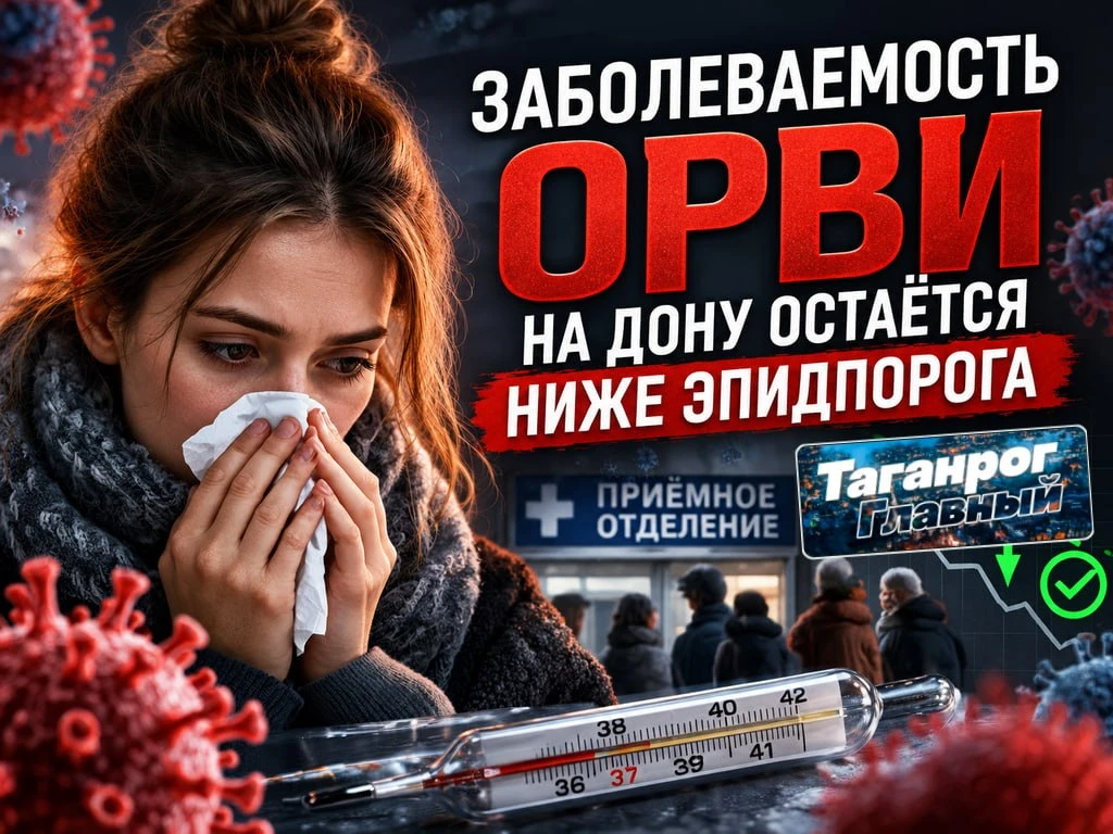 Заболеваемость ОРВИ на Дону остаётся ниже эпидпорога