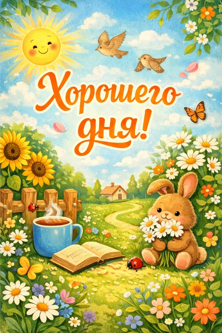 🥰 Оставляйте реакции, если понравилась открытка и делитесь с близкими ❤️
