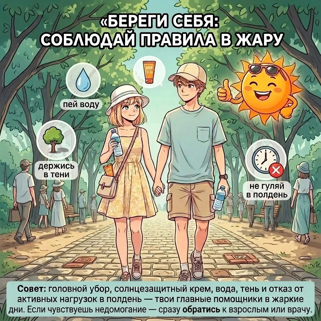 😀Наконец- то лето! Настоящее, жаркое, 
почти без дождика 3 дня!🌈
🔥Напоминаем правила нахождения н