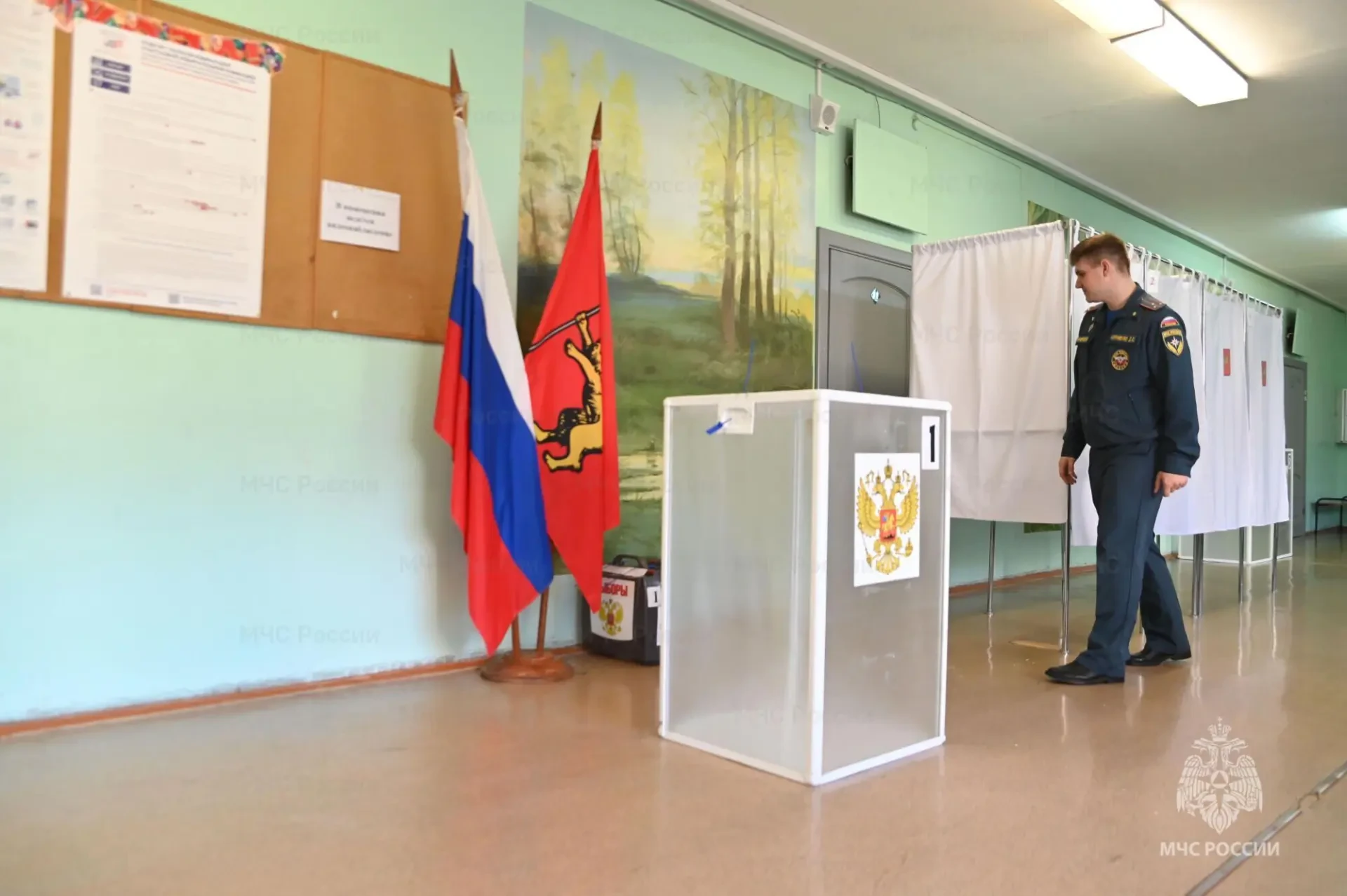 🚒 Во Владимирской области на выборах дежурят сотрудники МЧС на 939 участках