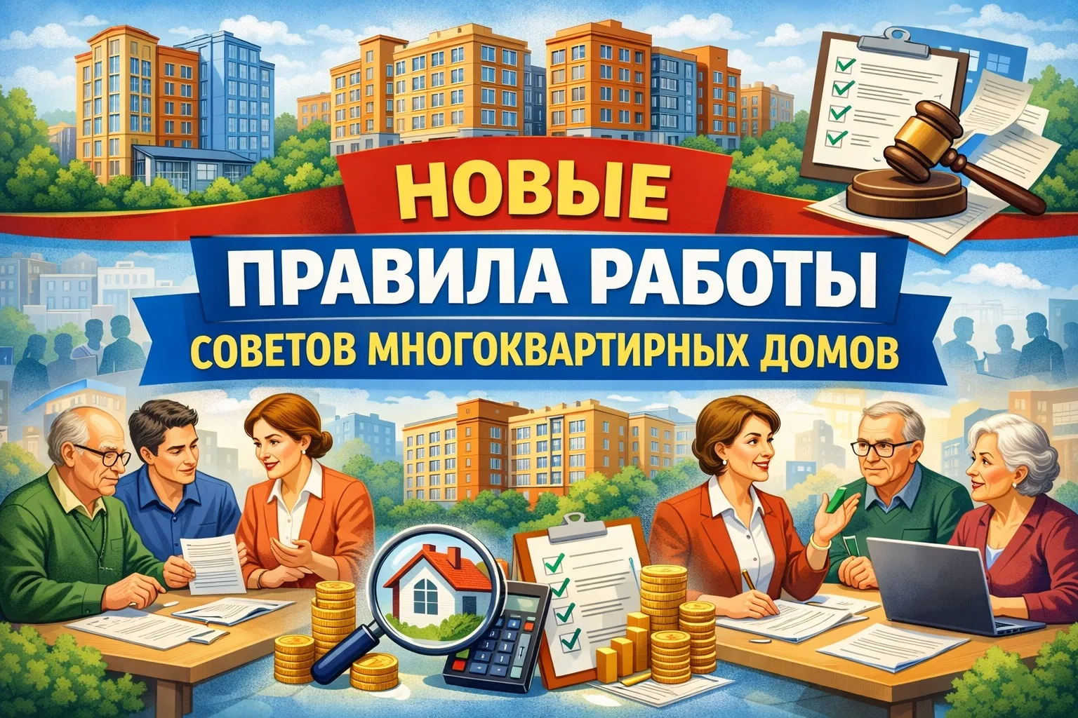 👥 С 1 сентября 2026 года вступят в силу новые правила работы советов многоквартирных д...