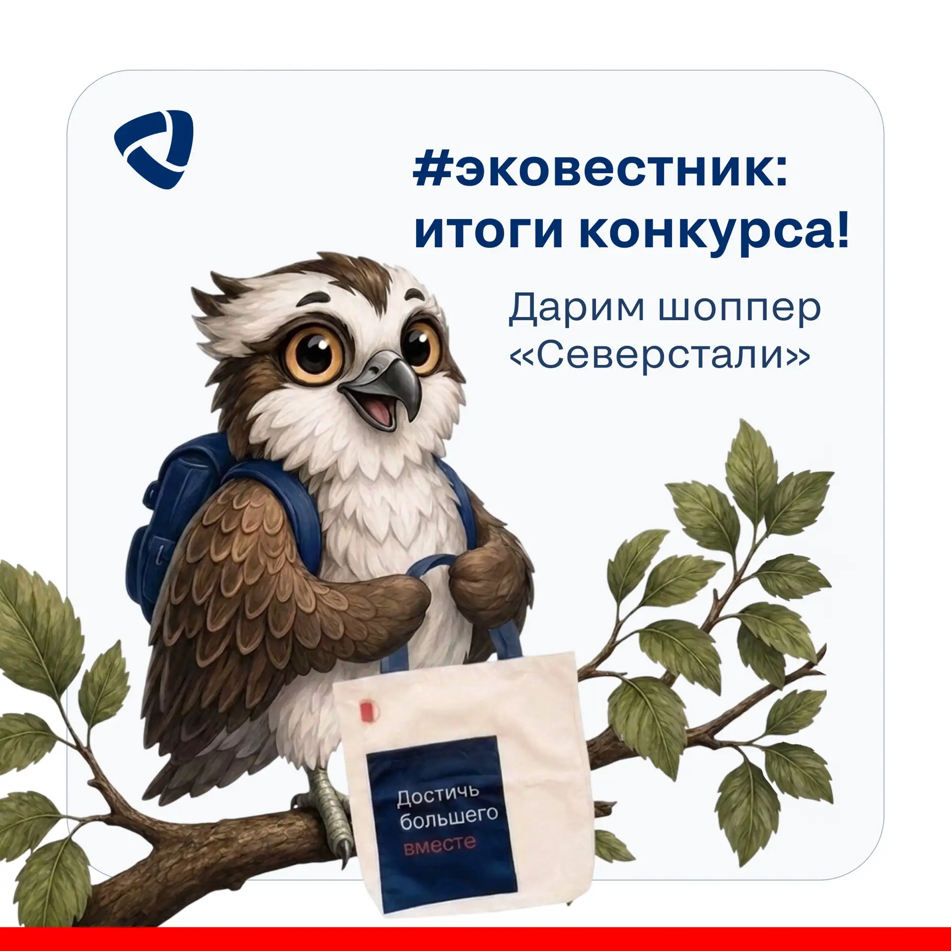 #эковестник «Северстали»: подводим итоги конкурса!

Совсем недавно мы запустили конкурс в честь акци