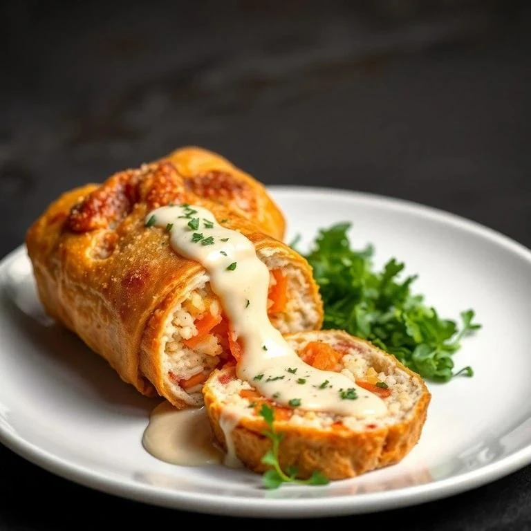 🍽️ Куриные зразы с рисом и морковью в элегантной подаче