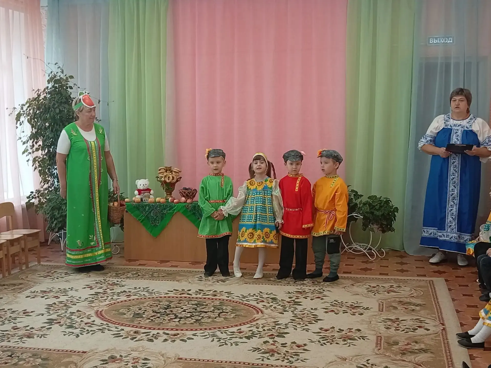 Сегодня в детском саду прошёл яркий и душевный фольклорный праздник — Яблочный Спас! 🍏
