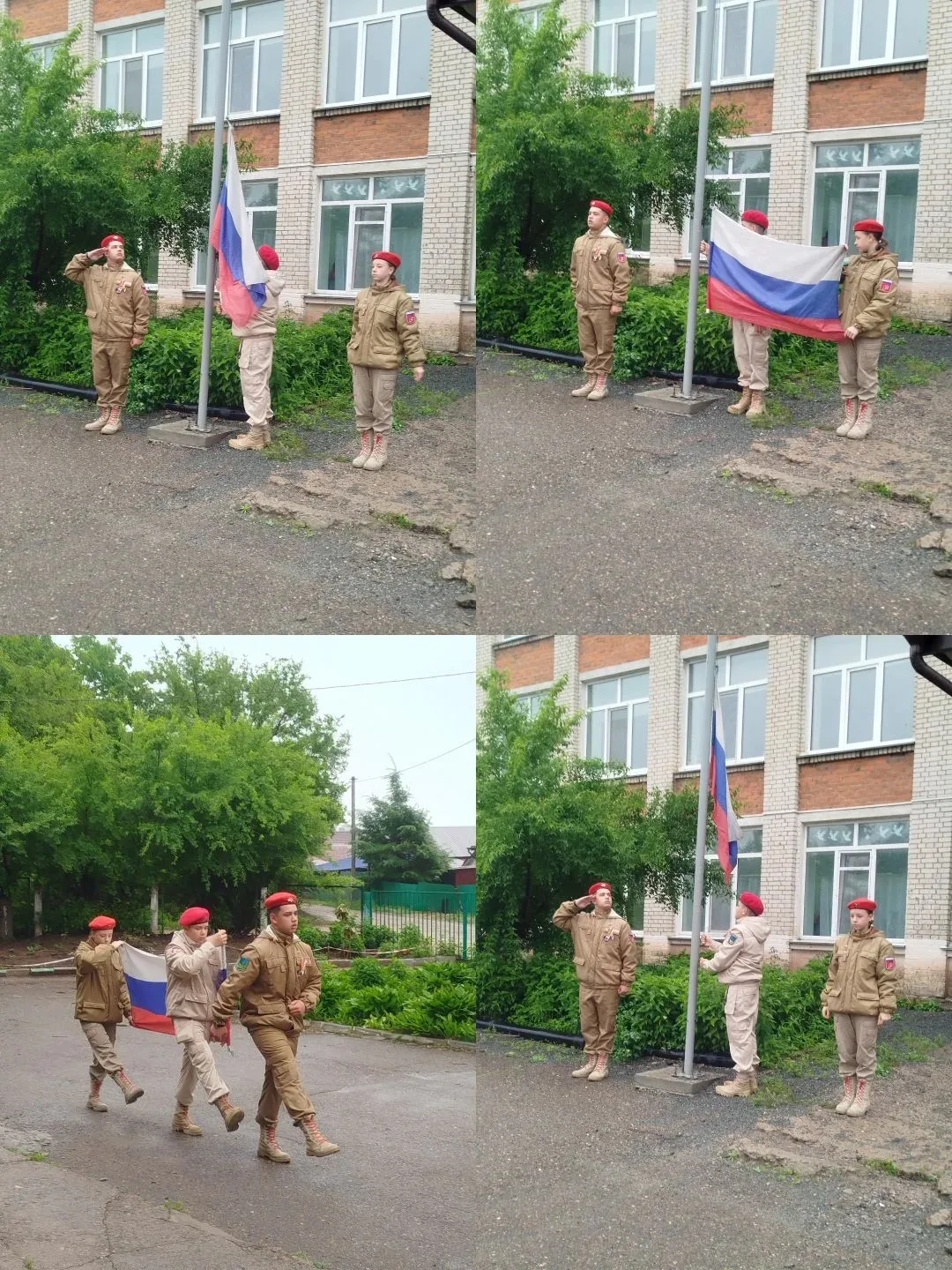 Утро традиционно началось с торжественного поднятия флага РФ. А дальше мы отправились в...