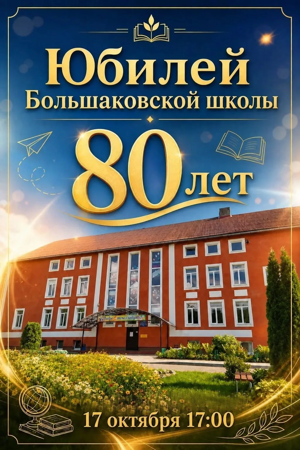 [АНОНС] БОЛЬШАКОВСКАЯ ШКОЛА ПРИГЛАШАЕТ НА ЮБИЛЕЙ