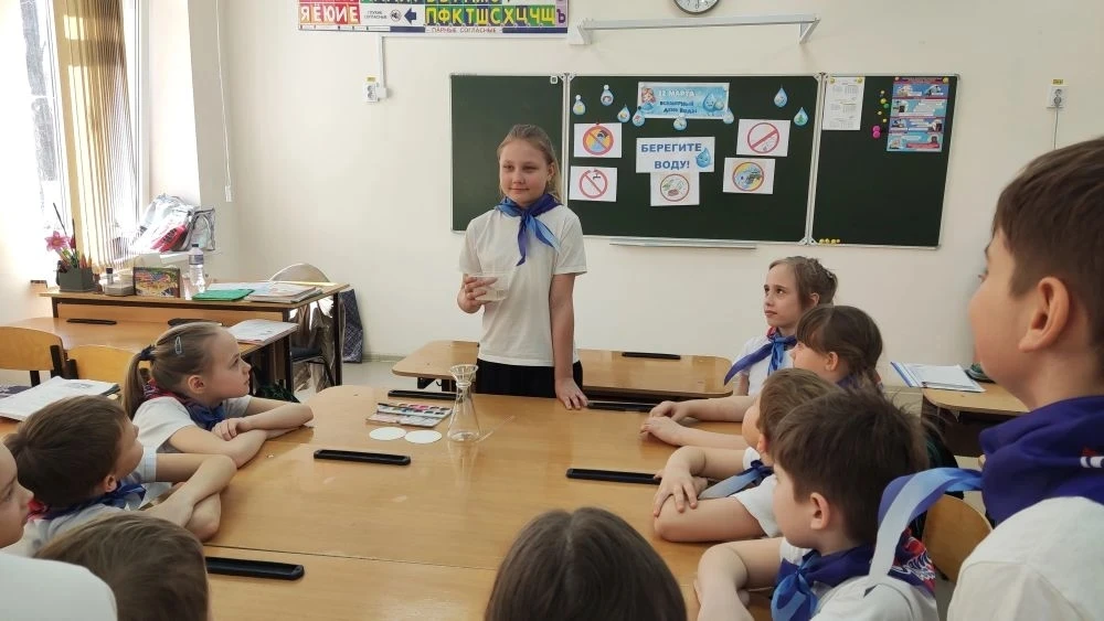 🌊 День воды в нашей школе: бережём самое ценное! 🌊  22 марта отмечается Всемирный день воды — день, 