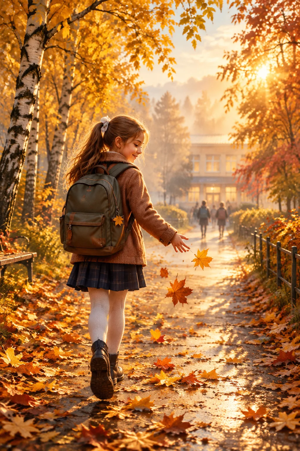 Шуршание листьев и последние теплые лучи🍁