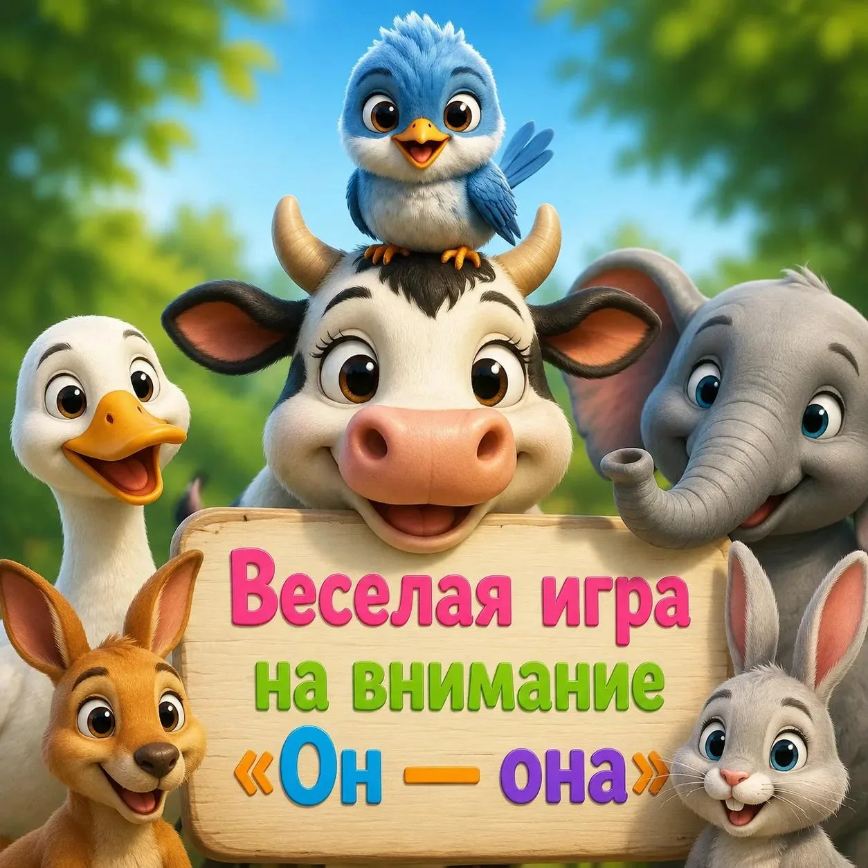 ИГРА НА ВНИМАНИЕ «ОН — ОНА»