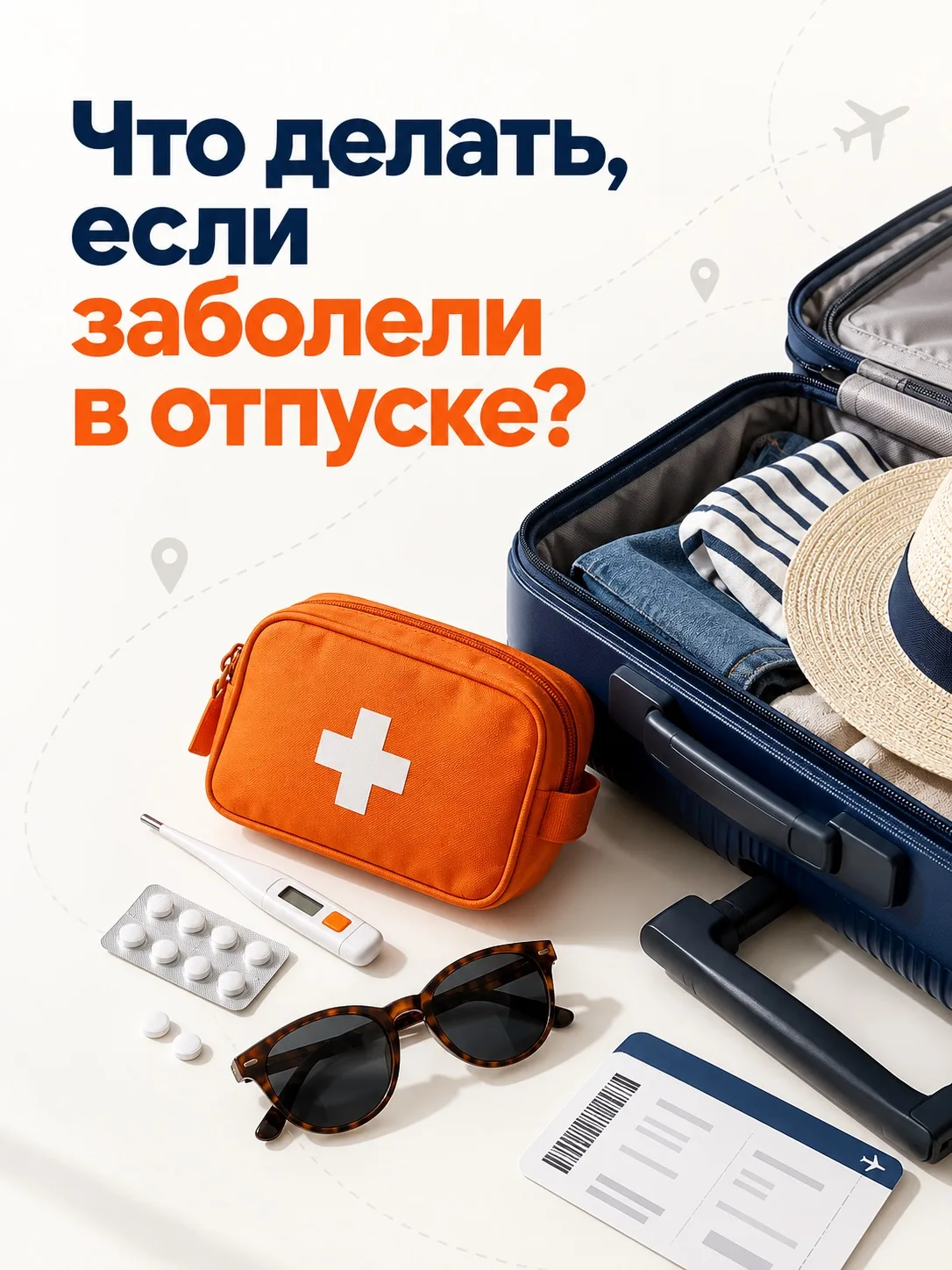 Что делать, если вы заболели в отпуске? 🤒