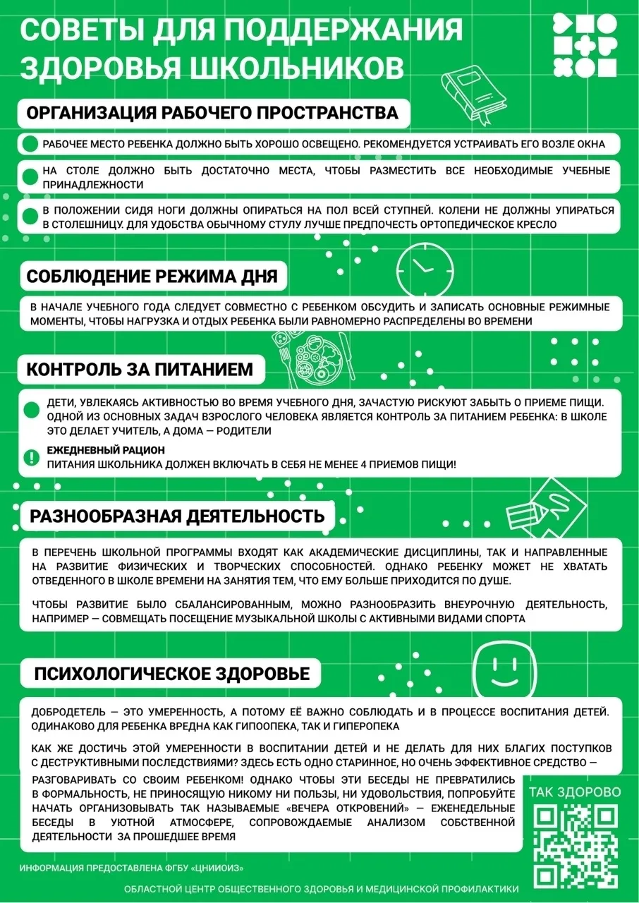 В преддверии старта нового учебного года Минздрав России в рамках нацпроекта «Продолжит...