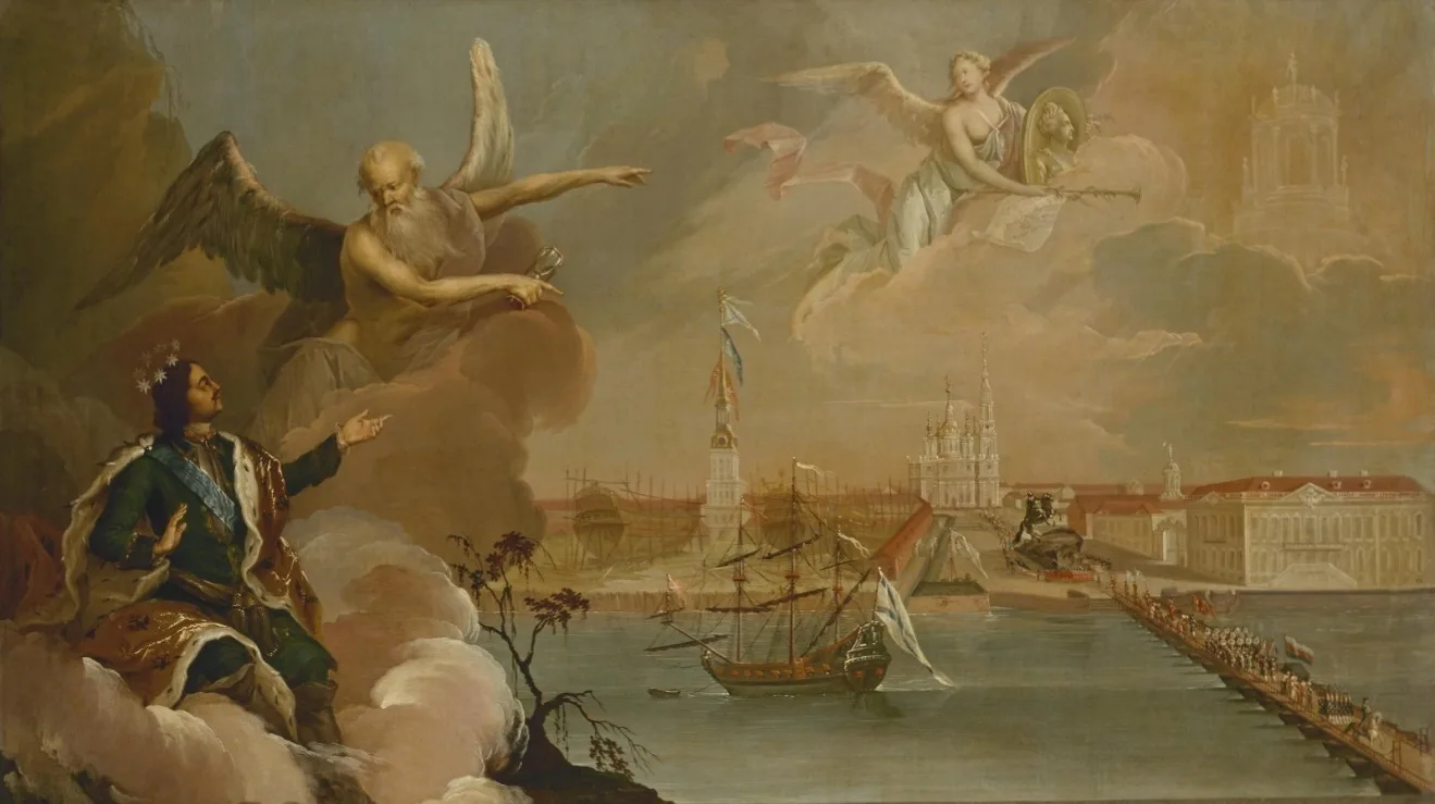 #Аллегории
📸 Бухгольц, Генрих (1735-1780). Аллегория побед русского флота в войне с Турцией 1768 - 