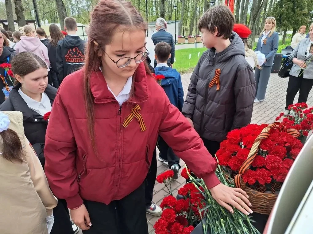 🎖️🌷8 мая в парке культуры и отдыха имени 200-летия г. Александрова прошла торжественная церемония во