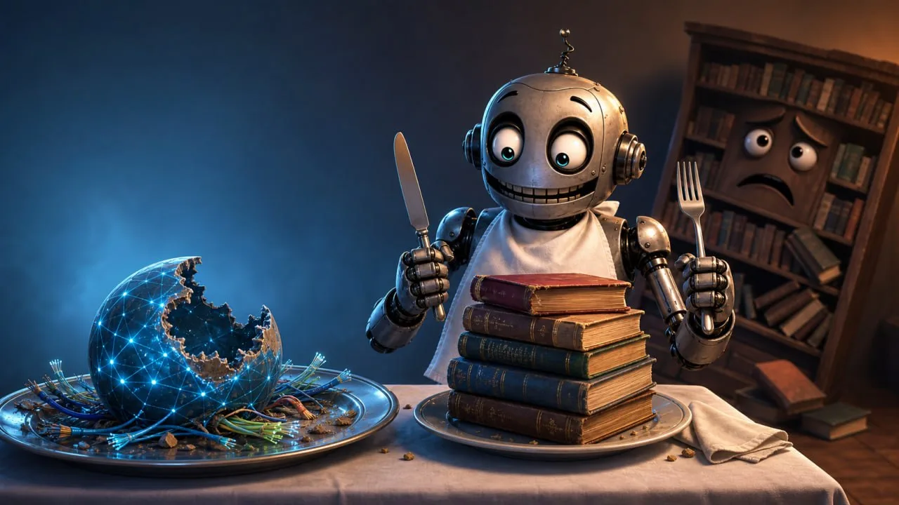📚 Нейронки съели весь интернет и перешли на бумажные книги.

ИИ-компании массово скупают старые изд