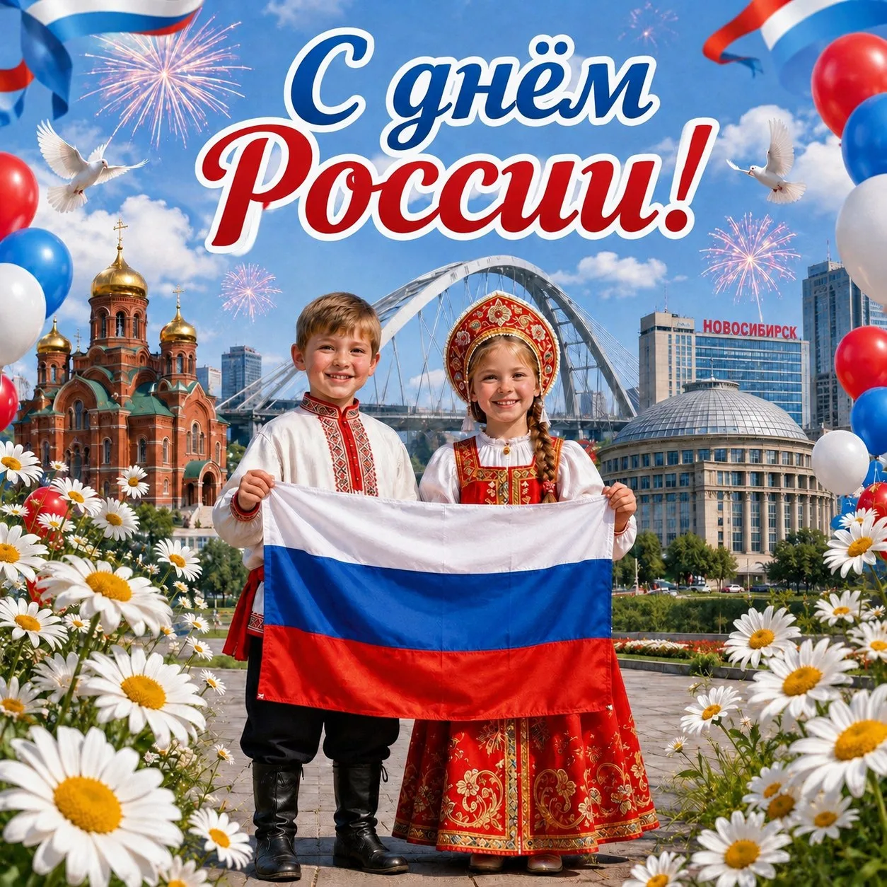Дорогие наши подписчики! 👋

Поздравляем вас с Днём России — праздником единства, гордости и любви к