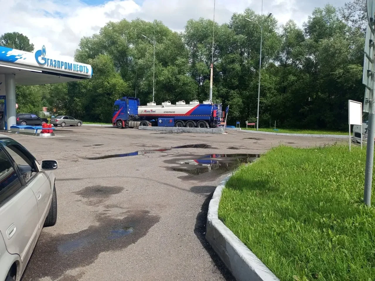 ⚡️ ⚡️ На Газпроме сливается бензовоз