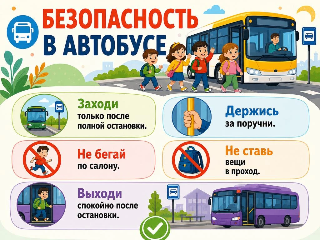 🚌 Безопасность в поездках