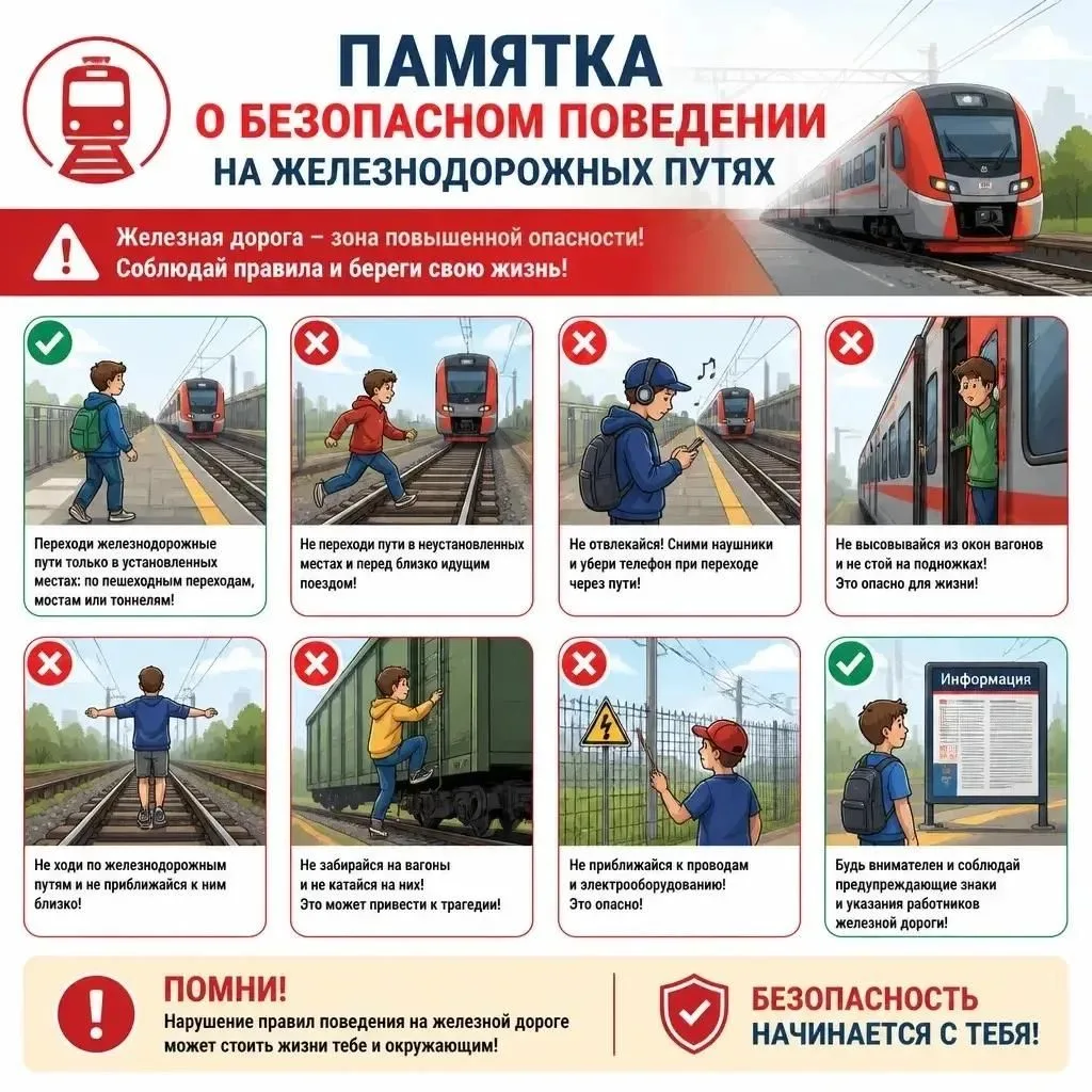 БЕЗОПАСНОСТЬ НА ЖЕЛЕЗНОДОРОЖНОМ ТРАНСПОРТЕ