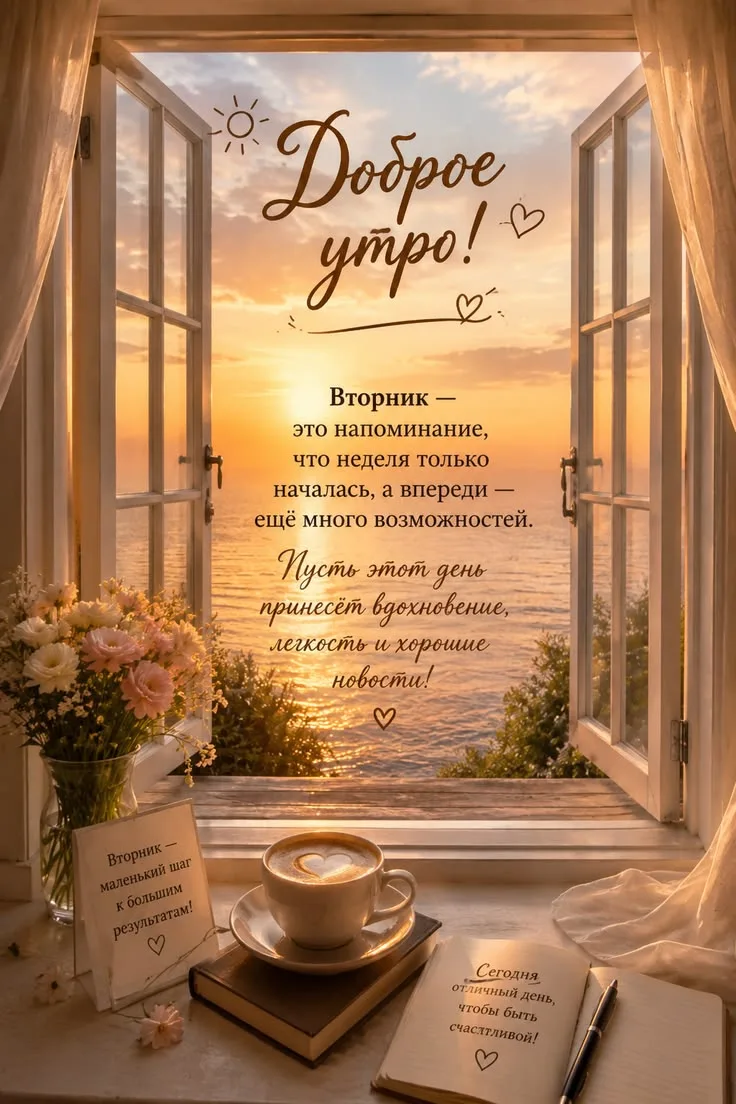 ☀️ Доброе утро, дорогие друзья! ☀️

"Начни свой день с улыбки, и она останется с тобой до вечера." –