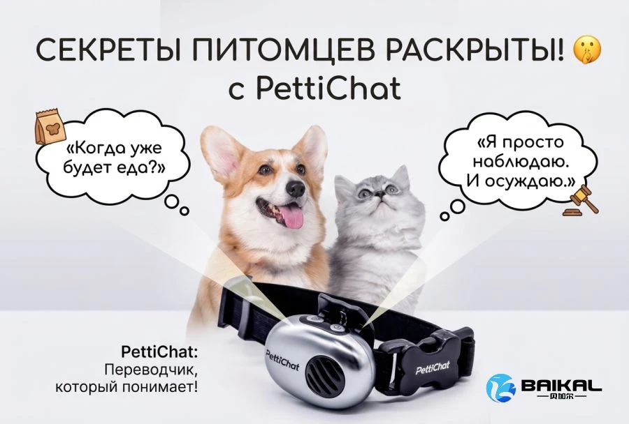 ⬇️ Китайцы изобрели ошейник-переводчик! Домашние питомцы больше не смогут хранить секреты